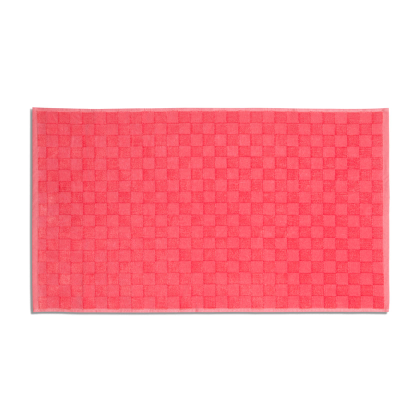 Badevorleger Monochrome Check Möve