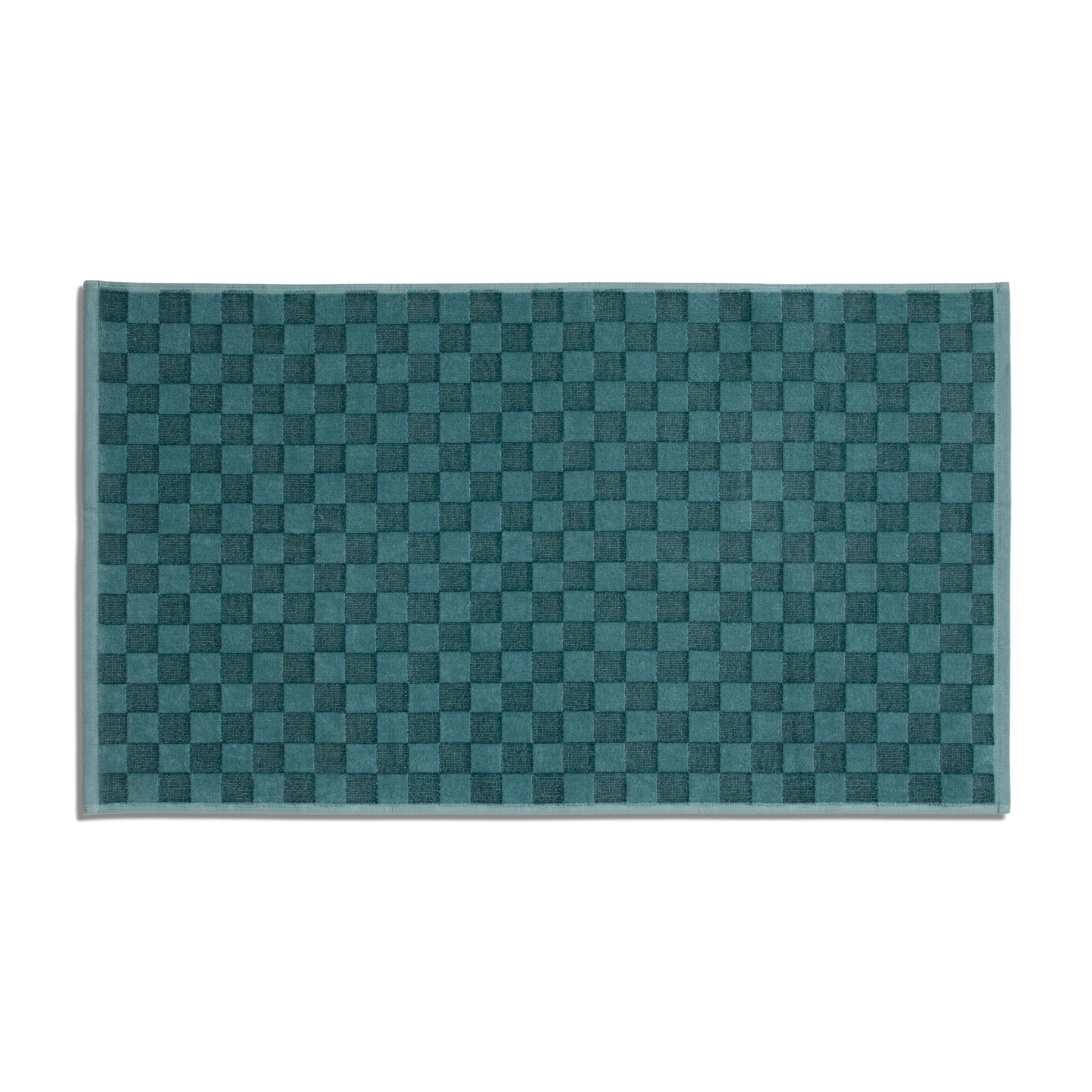 Badevorleger Monochrome Check Möve