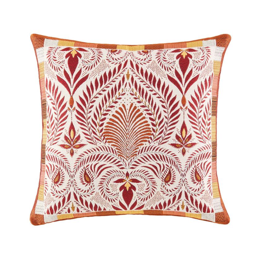 Kissen Jacquard Nairobi rot