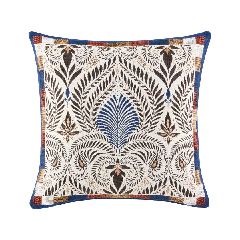 Kissen Jacquard Nairobi blau