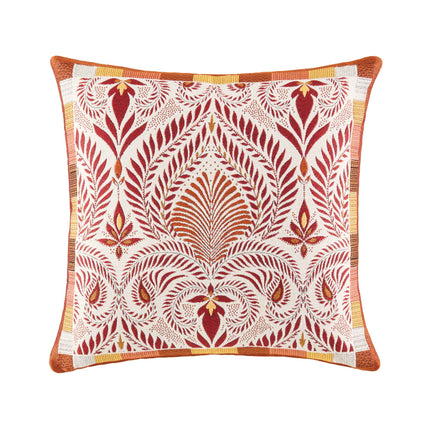 Kissen Jacquard Nairobi rot