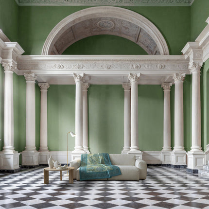 Plaid Acquaforte grün