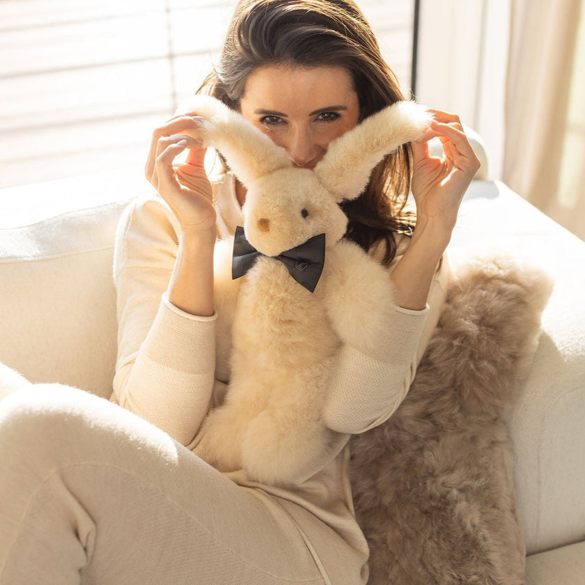 Stofftier Milo weich alpaka