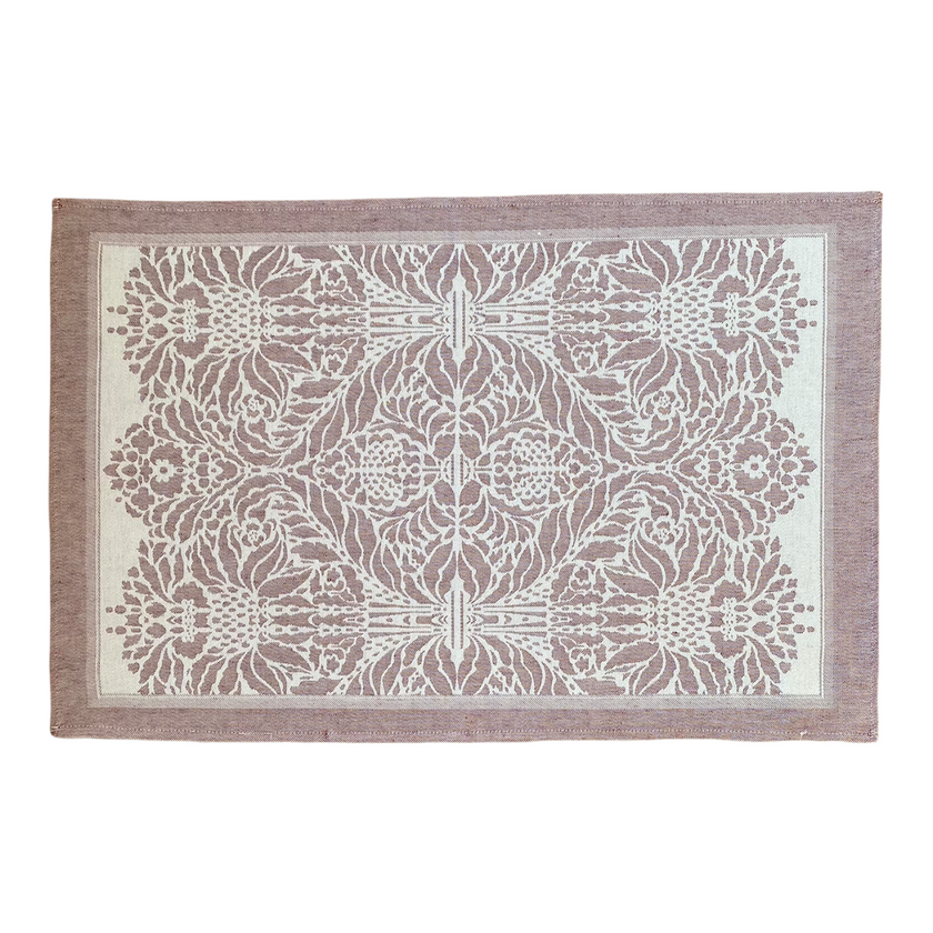 Kitchen Towel Half-Linen Indian Floral