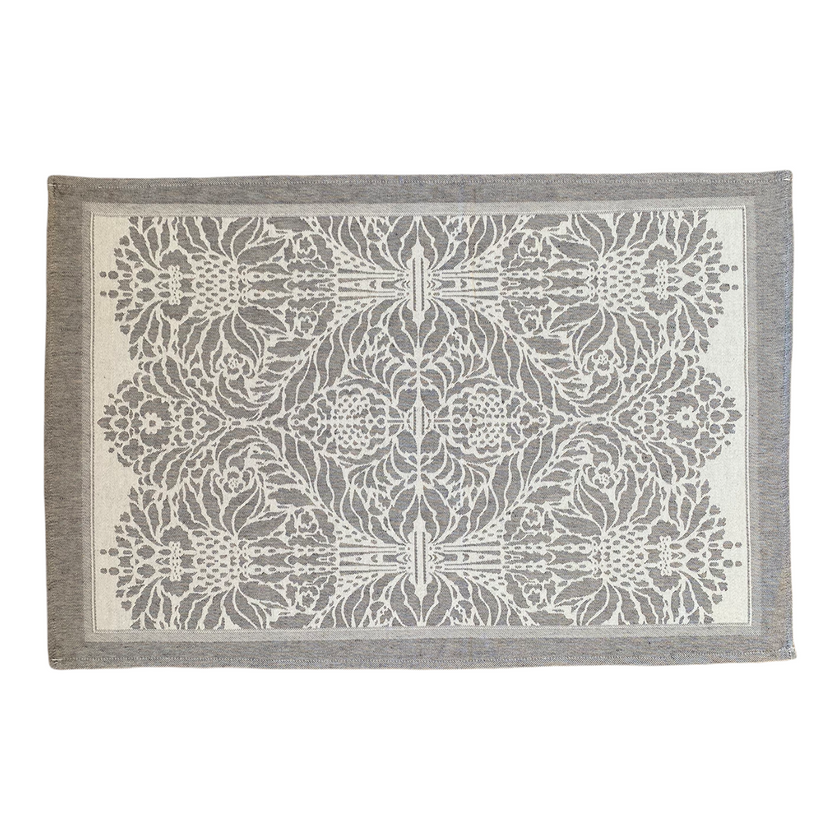 Kitchen Towel Half-Linen Indian Floral